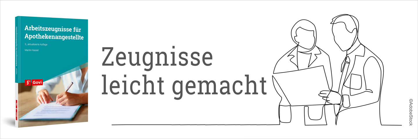Arbeitszeugnisse für Apothekenangestellte
