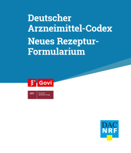 Deutscher Arzneimittel-Codex® / Neues Rezeptur-Formularium® (DAC/NRF)
