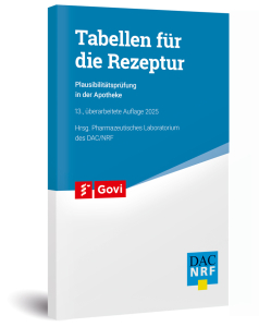 Tabellen für die Rezeptur
