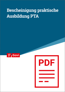 Bescheinigung praktische Ausbildung PTA